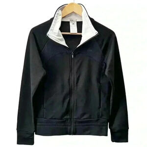 Adidas ClimaCool Zip Up Track Running Jacket Athletic Gym Bomber Black Medium
